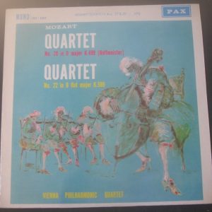 Mozart – Quartet No. 20 / 22 Vienna Philharmonic Quartet PAX IST-550 ED1 LP EX