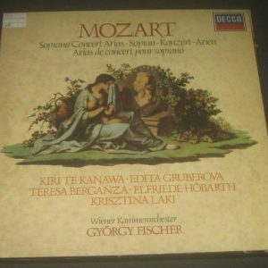 Mozart Soprano Concert Arias Decca D251D5  5 LP BOX EX