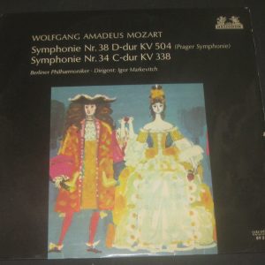 Mozart Symphony No 38 & 34 Markevitch  Heliodor ‎– 89515 Germany LP 1965