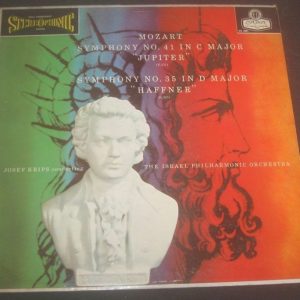 Mozart Symphony No. 41 / 35 Josef Krips London ffss Blue Back CS 6081 LP