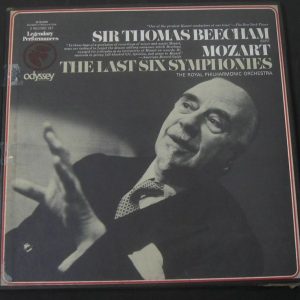 Mozart  The Last Six Symphonies Thomas Beecham  Odyssey ?32 36 0009  3 LP BOX