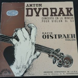 Oistrakh / Kondrashin – Dvorak Violin Concerto Le Chant du Monde 10″ lp ex