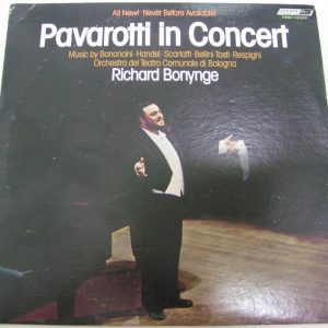 PAVAROTTI In Concert LP Bononcini Handel Bellini Tosti LONDON ffrr OS-26391