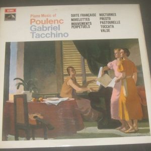 Piano Music Of Francis Poulenc / Gabriel Tacchino EMI HMV ASD 2656 LP EX