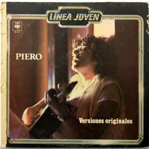 Piero – Versiones Originales LP 1982 Argentina Folk Linea Joven CBS 80.122