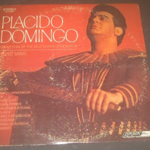 Placido Domingo ‎– Arias From Italian Opera Nello Santi  London OS 26080 LP 1968
