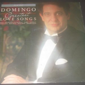 Placido Domingo ‎– Greatest Love Songs John Denver / Maureen McGovern CBS LP EX