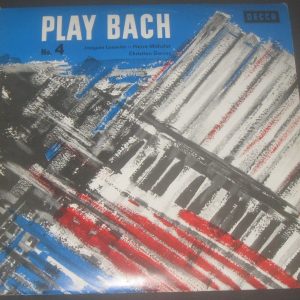 Play Bach  Loussier /  Garros / Pierre / Michelot Decca BLK 16281-P LP 60’s