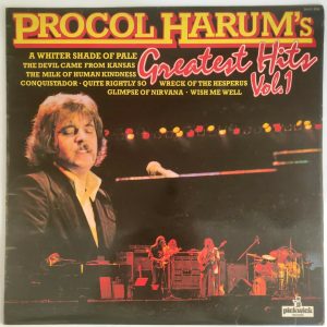 Procol Harum – Greatest Hits Vol. 1 LP 1978 UK Pickwick A Whiter Shade Of Pale