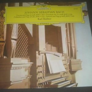 RICHTER : Bach – Toccata / Fugue / Triosonate Organ DGG 138 907 LP