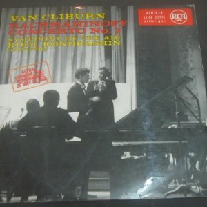 Rachmaninoff Concerto No. 3 Van Cliburn Kondrashin RCA 630.518 LP 50’s