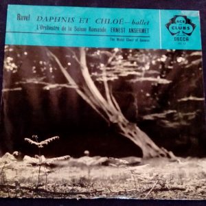 Ravel Daphnis Et Chloé Complete Ballet  Ernest Ansermet  Deeca ACL 53 LP 1959