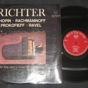 Richter : Chopin – Rachmaninoff – Prokofieff – Ravel RCA Israeli lp ED1