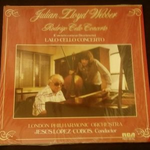 Rodrigo / Lalo Cello Concertos Lloyd Webber Lopez-Cobos RCA RL 70798 LP EX