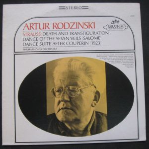 Rodzinski – Strauss : Death & Transfiguration Seraphim lp