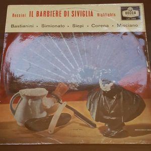 Rossini ‎- Il Barbiere Di Sivigia Highlights Erede Decca LXT 5480 lp