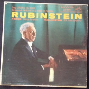 Rubinstein Reiner Wallenstein Grieg Rachmaninoff RCA LM-2087 LP