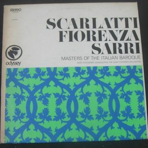 SCARLATTI – FIORENZA – SARRI / RISTENPART  Odyssey 32 16 0016 lp