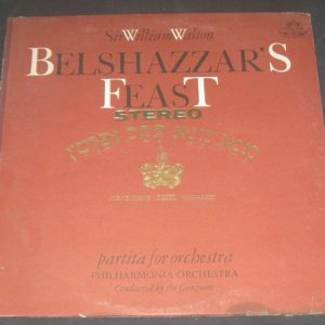 SIR WILLIAM WALTON Belshazzar’s Feast LP Angel S 35681 lp
