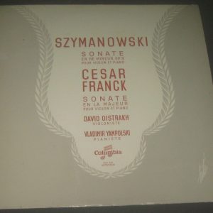 SZYMANOWSKI / CESAR FRANCK Sonatas Oistrakh Yampolsky COLUMBIA FCX 355 LP