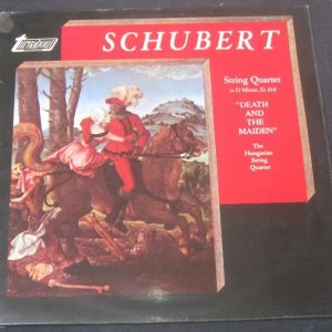 Schubert  Death And The Maiden  Hungarian String Quartet  Turnabout ‎ Vox LP EX