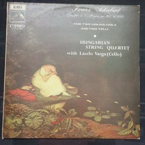 Schubert ‎- Quintet In C  Hungarian String Quartet  Laszlo Varga  EMI lp