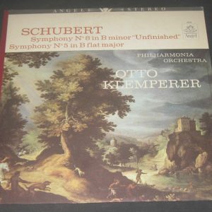 Schubert – Symphony No. 8 / 5 Klemperer ANGEL S 36164 lp