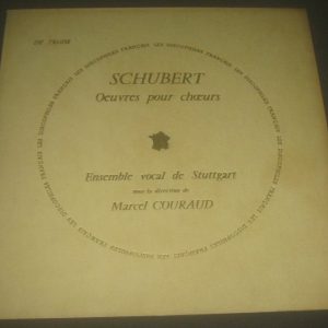 Schubert Works for choirs  Walter Bohle / Couraud Les Discophiles DF 730.058 LP