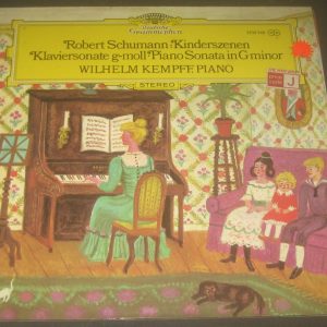 Schumann : Kinderscenen – Piano Sonata In G Minor Kempff DGG 2530 348 LP EX