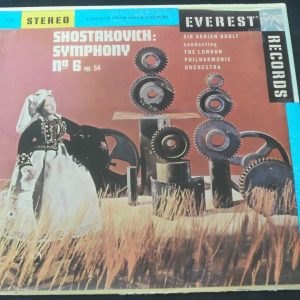 Shostakovich ‎– Symphony No. 6 Everest ‎ SDBR 3007 LP