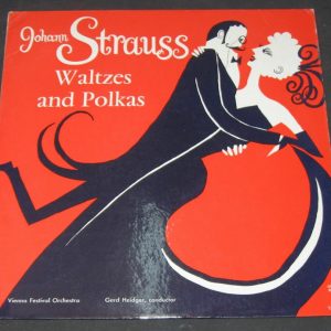 Strauss Waltzes & Polkas Vienna Festival Gerd Heidger Concert Hall lp 1961