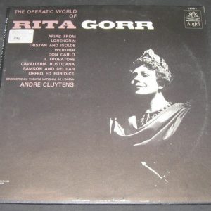 THE OPERATIC WORLD OF RITA GORR , ANDRE CLUYTENS Angel 35795 lp EX