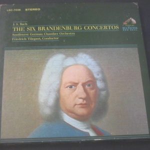 TILEGANT Bach Six Brandenburg Concertos 2 LP Box RCA LSC – 7038 1965