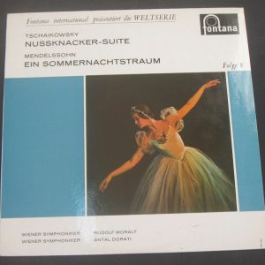 Tchaikovsky Nutcracker Mendelssohn Midsummer Dream Moralt / Dorati FONTANA lp