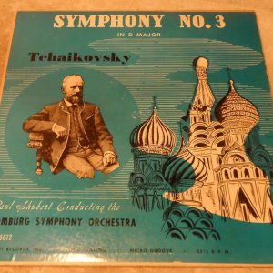 Tchaikovsky Symphony No 3 Paul Shubert Regent MG 5012 lp RARE