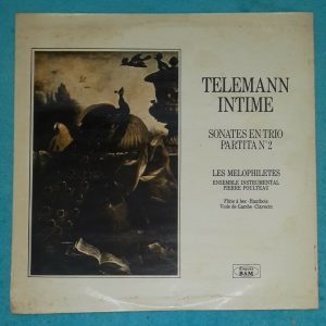 Telemann Trio Sonatas Etc   poulteau / chevalet / schmit BAM LD 6017 LP