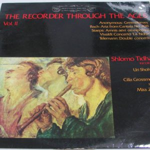 The Recorder through the ages Shlomo Tidhar BACH STAEPS VIVALDI classical RARE