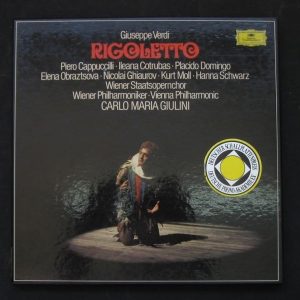 VERDI – Rigoletto GIULINI , COTRUBAS , PLACIDO DOMINGO DGG 3 lp Box
