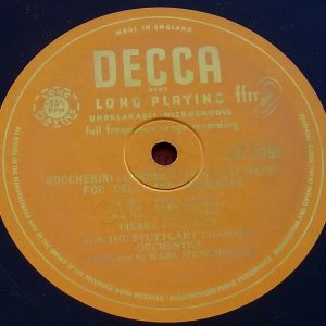 VIVALDI COUPERIN BOCCHERINI Fournier Munchinger Decca LXT 2765 LP ED1