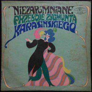 Various – Niezapomniane Przeboje Zygmunta Karasinskiego LP Polish Poland folk