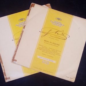 Verdi – Messa De Requiem FRICSAY STADER DGM 18155/6 Tulips 2 LP 50’s