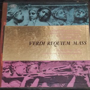 Verdi ‎– Requiem Mass Serafin Capitol Records SGBR 7227 2 LP Box