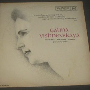 Vishnevskaya / Dedyukhin – Rachmaninoff Shostakovich Etc RCA LM 2497 LP ED1 EX
