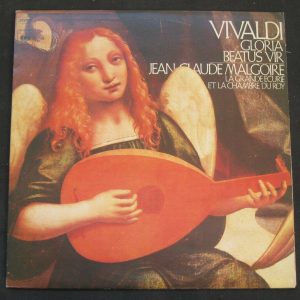 Vivaldi – Gloria , Beatus Vir . Malgoire CBS lp