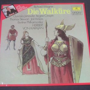 Wagner – Die Walküre Karajan / Janowitz / Crespin / Stewart DGG 2537 012 lp EX