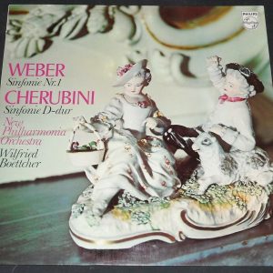 Weber Symphony 1 / Cherubini in D  Boettcher Philips ‎ 6500 154 lp ex