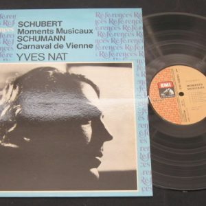 Yves Nat ,  Schubert – Schumann EMI HMV lp