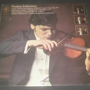 Zukerman Saint-Saens / Wieniawski / Vieuxtemps / Mackerras  CBS 72828 LP