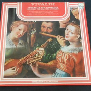 i musici vivaldi 3 concertos for mandolins  philips 6511 028 lp EX